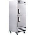Nexel Reach In Split Door Refrigerator, 2 Solid Doors, 23 Cu. Ft. CFD-1RR-SD-HC